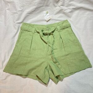 Madewell Linen Paper Bag Shorts, Women’s size 2, NWT! $68.00!